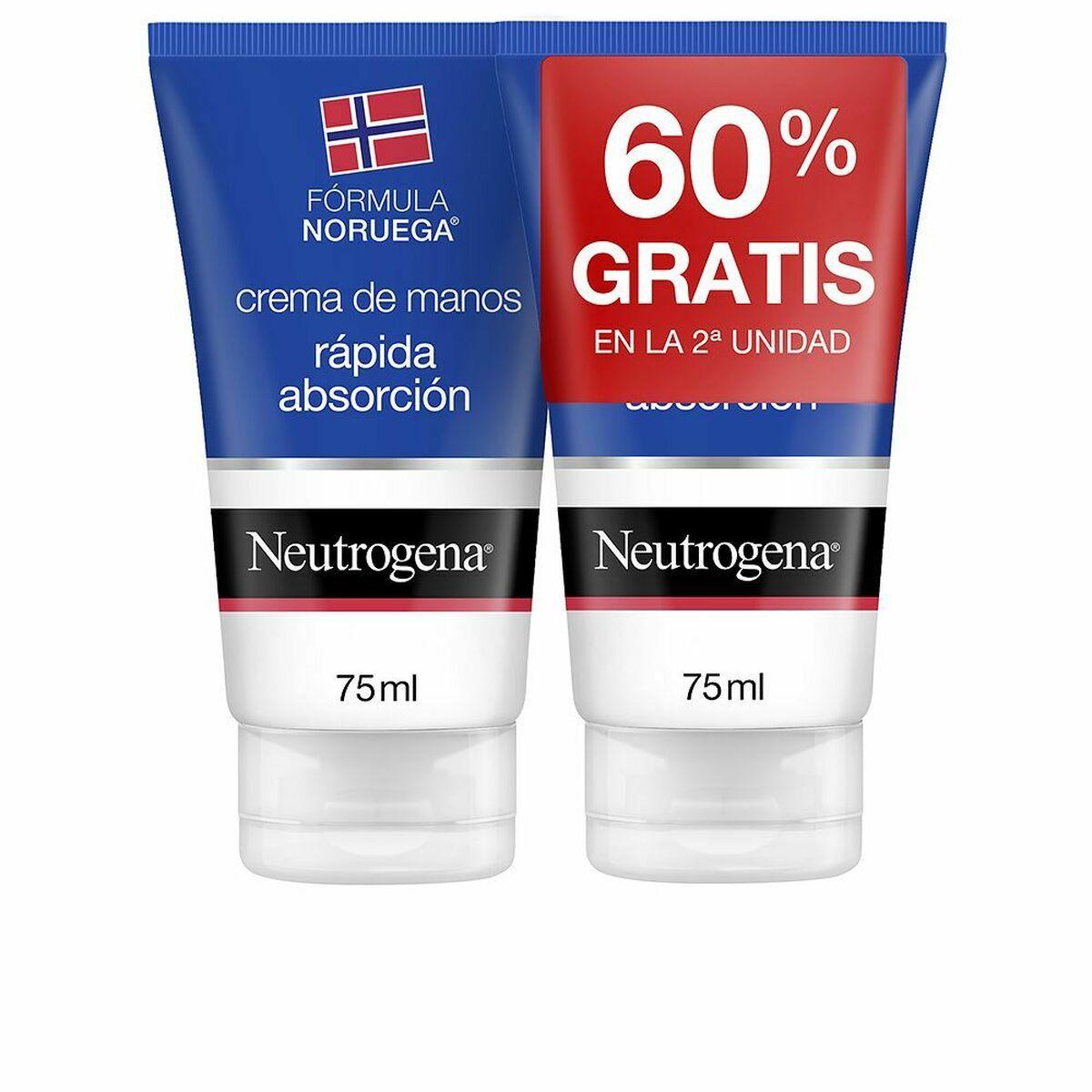 Neutrogena håndcreme - hurtig absorption, 2 x 75 ml