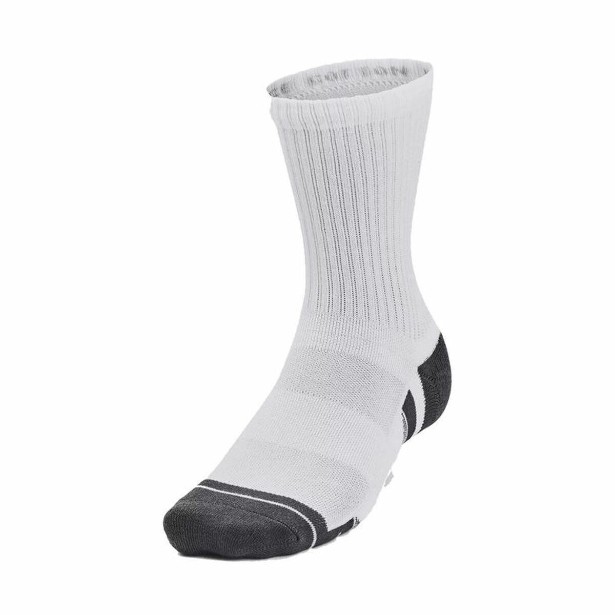 Under Armour Strømper 3P Performance Cotton Mid Socks Hvid Medium