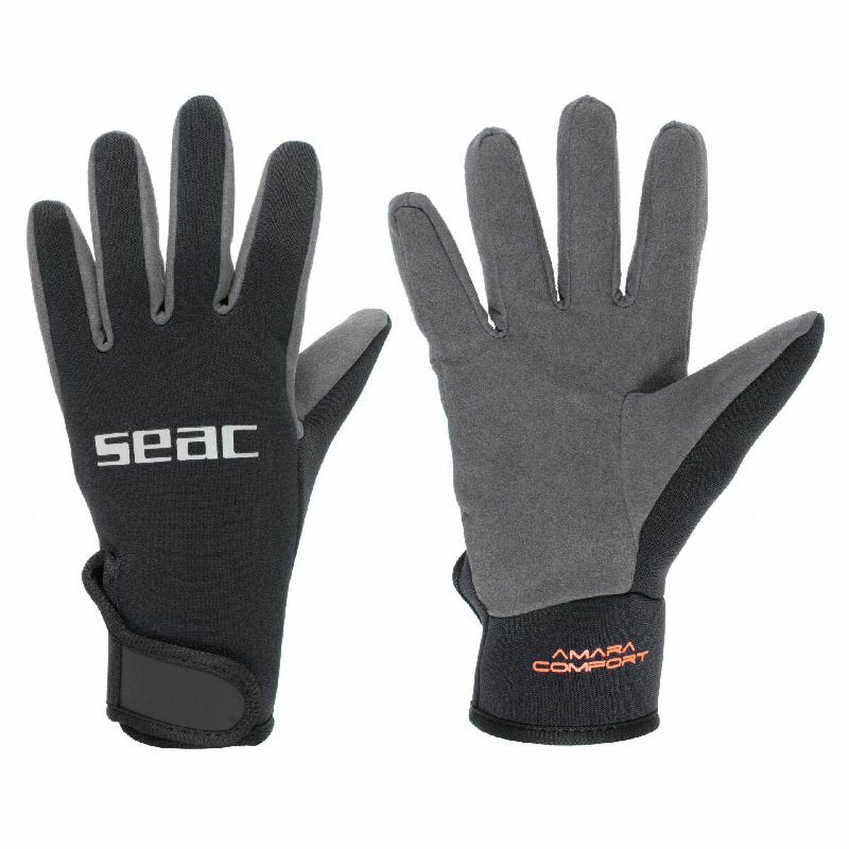 Dykkerhandsker Seac Amara Comfort Sort M