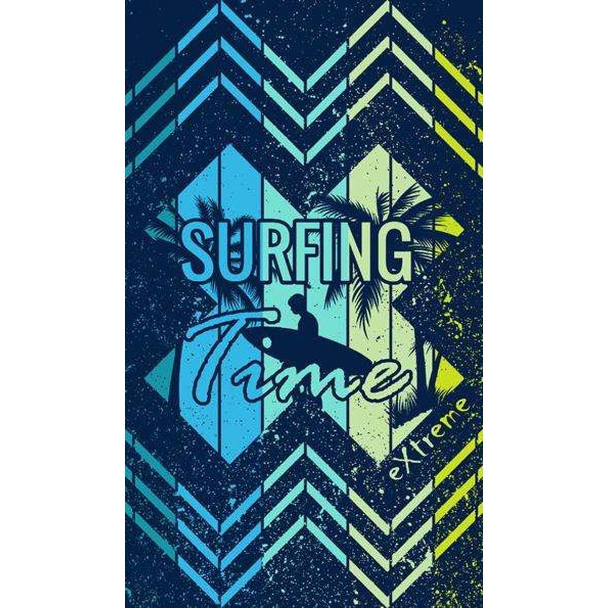 Secaneta strandhåndklæde - Surfing Time design