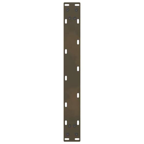 Sofabordben naturstål 2 stk. 70x(42-43) cm stål