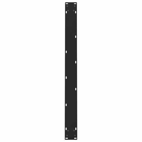 Sofabordben 2 stk. 90x(72-73) cm stål sort