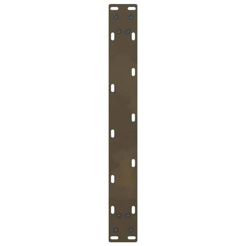 Sofabordben naturstål 2 stk. 60x(42-43) cm stål