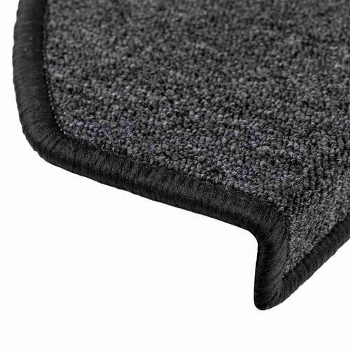 Trappemåtter 30 stk. 65x24x4 cm antracitgrå