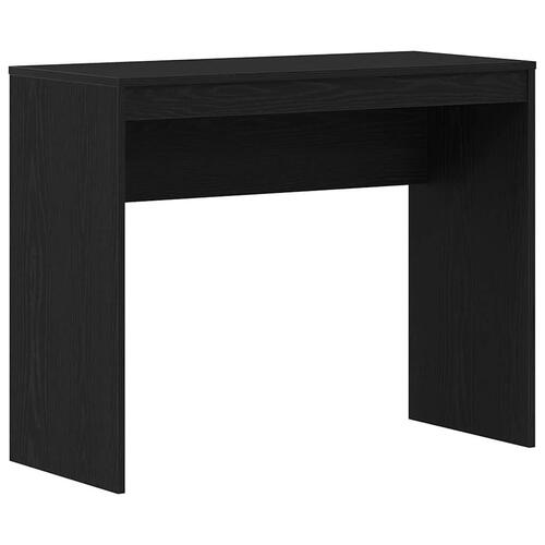 Skrivebord 90x40x72 cm konstrueret træ sort egetræsfarve