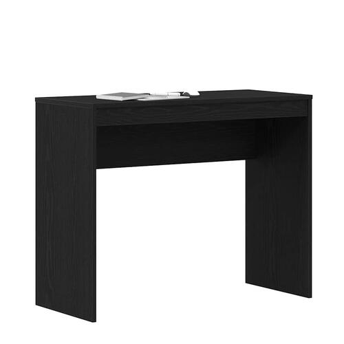 Skrivebord 90x40x72 cm konstrueret træ sort egetræsfarve