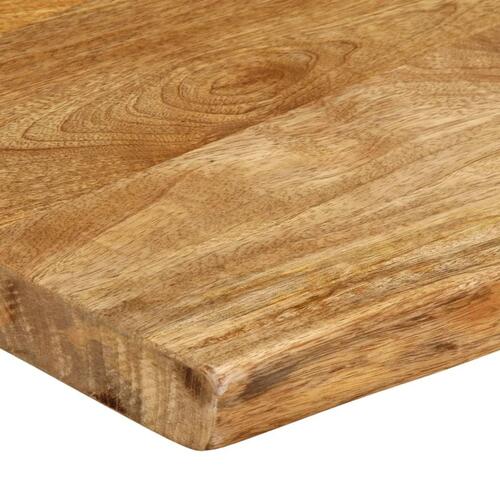 Bordplade 90x40x2,5 cm naturlig kant massivt mangotræ