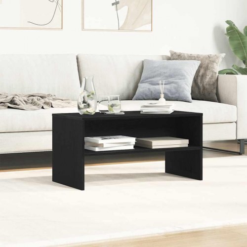 Tv-bord i konstrueret træ - 80 × 40 × 40 cm, sort eg