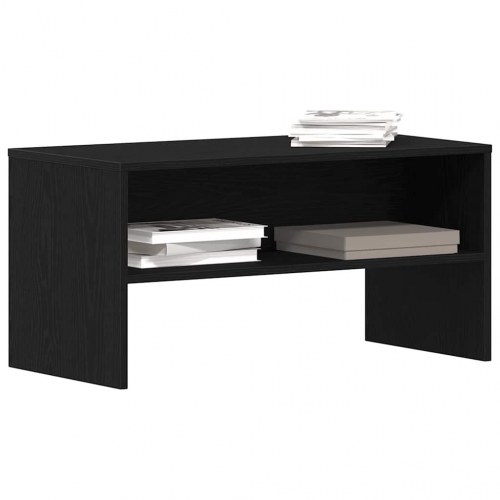 Tv-bord i konstrueret træ - 80 × 40 × 40 cm, sort eg