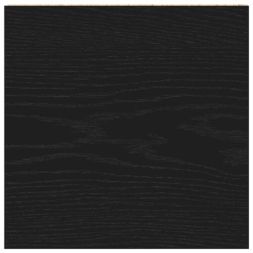 Badeværelsesskab 30x30x183,5 cm konstrueret træ sort-eg