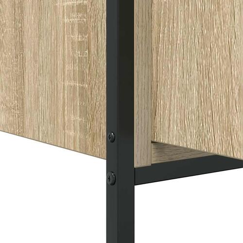 Håndvaskskab til badeværelse 60x34,5x60 cm sonoma-eg