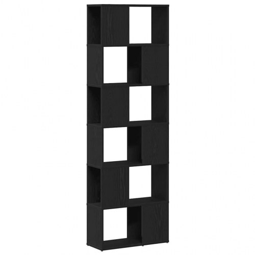 Bogreol/rumdeler 60 × 24 × 186 cm - sort eg