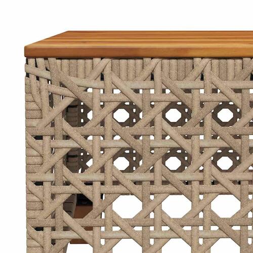 Sofasæt til haven 5 dele med hynder polyrattan beige