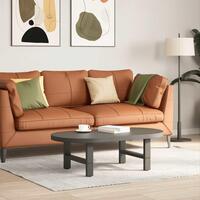 Sofabordben 2 stk. 50x(30-31) cm stål antracitgrå