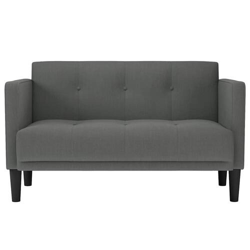 Elskovssofa 111 cm stof mørkegrå
