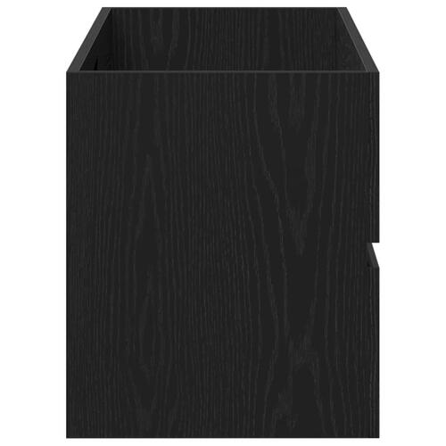 Underskab 100x38,5x45 cm konstrueret træ sort egetræ