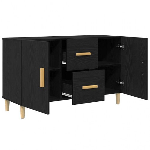 Skænk 100 x 36 x 60 cm - sort-eg