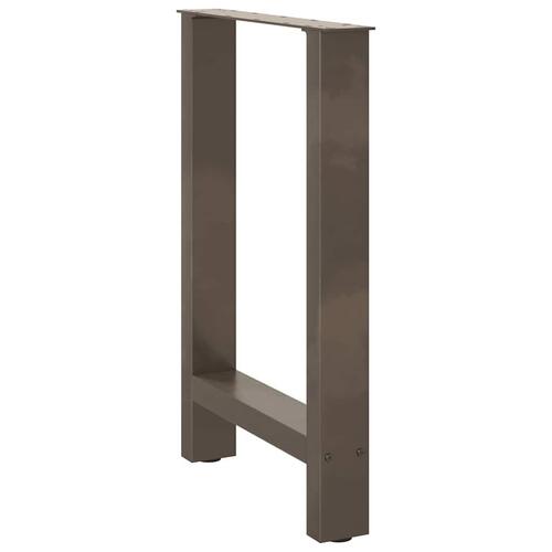 Sofabordben naturstål 2 stk. 50x(72-73) cm stål