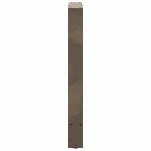 Sofabordben naturstål 2 stk. 50x(72-73) cm stål