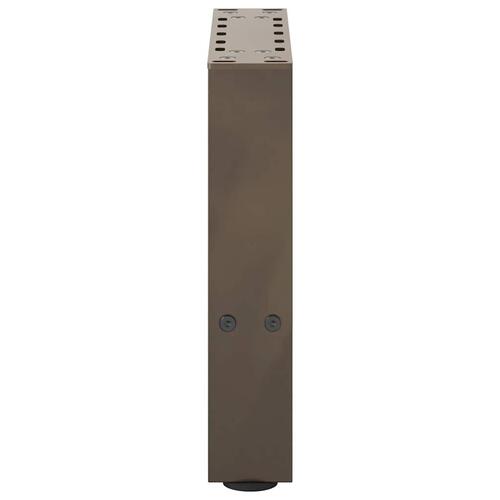 Sofabordben naturstål 2 stk. 40x(30-31) cm stål