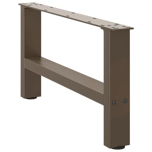 Sofabordben naturstål 2 stk. 70x(30-31) cm stål