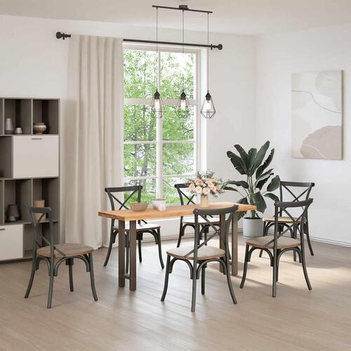 Sofabordben naturstål 2 stk. 38x(72-73) cm stål