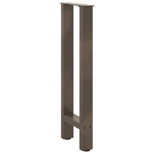 Sofabordben naturstål 2 stk. 38x(72-73) cm stål
