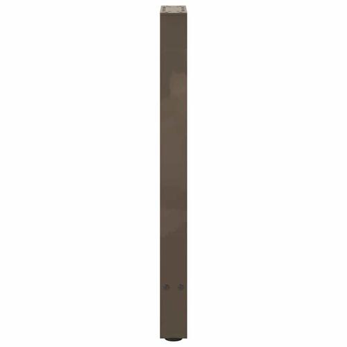Sofabordben naturstål 2 stk. 38x(72-73) cm stål