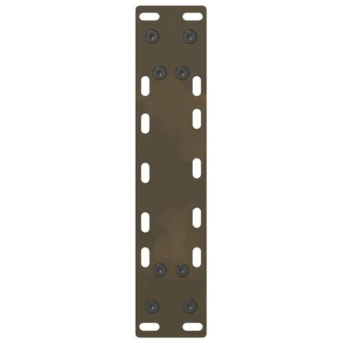 Sofabordben naturstål 2 stk. 38x(72-73) cm stål