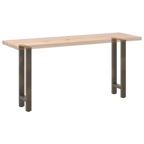 Sofabordben naturstål 2 stk. 38x(72-73) cm stål