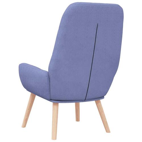 Lænestol stof Jeans blå