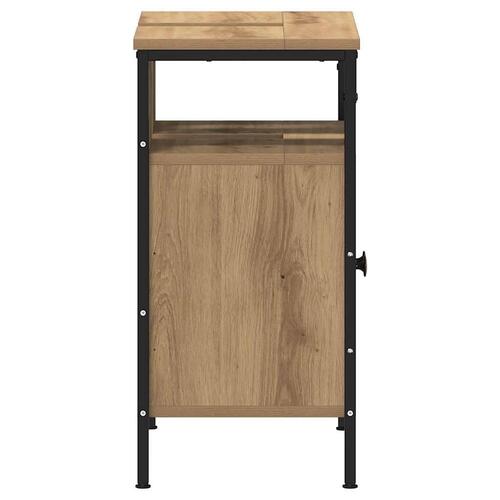 Underskab til håndvask 60x30x60 cm konstrueret træ kunsteg