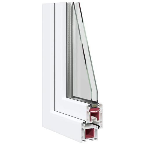 Kældervindue RISOR 60x60 cm Tilt&Drej DIN venstre hvid