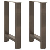 Sofabordben naturstål 2 stk. 60x(72-73) cm stål
