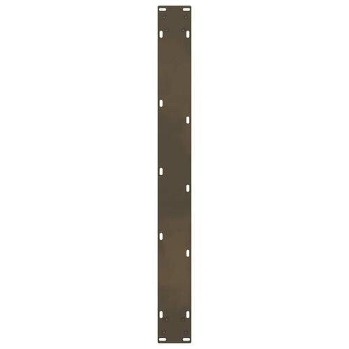 Sofabordben naturstål 2 stk. 70x(72-73) cm stål