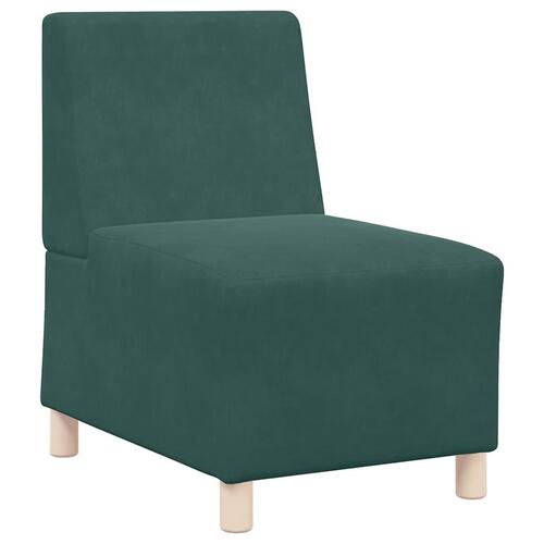 Sofastol 55 cm fløjl lysegrøn