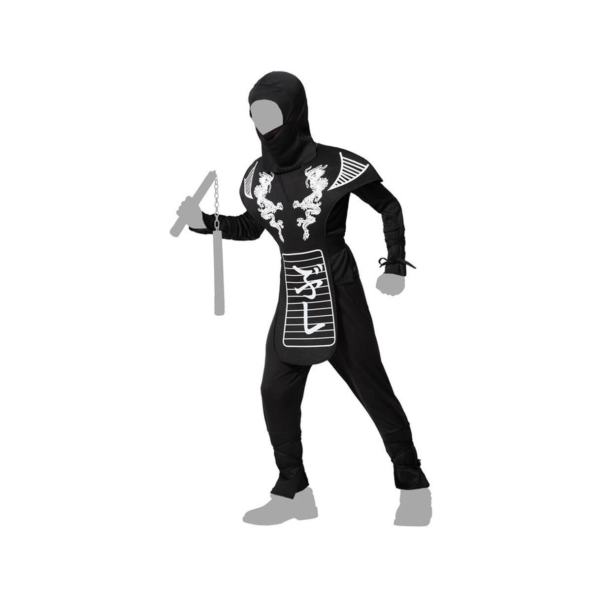 Kostume til børn Multifarvet Ninja 10-12 år
