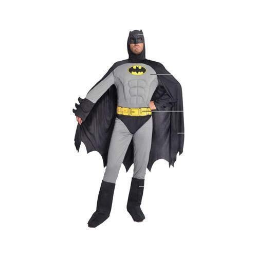 Kostume til voksne Grå Batman XL