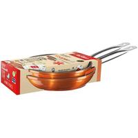 Stegepande Inoxibar KOOPERME Kobber Smedet aluminium Ø 24 cm Ø 28 cm (28 cm) (Ø 24 cm) (2 enheder)
