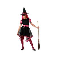 Kostume til børn Pink Heks 7-9 år