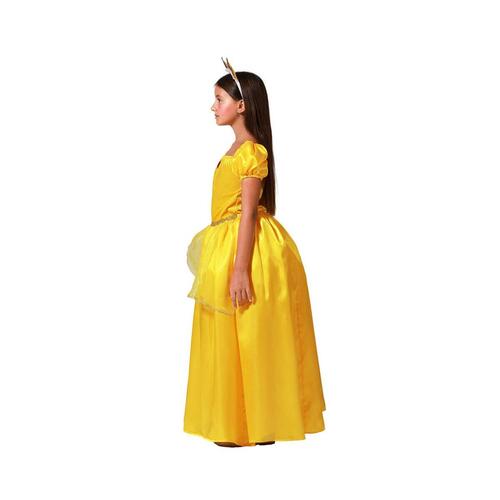 Kostume til børn Gylden Prinsesse 5-6 år
