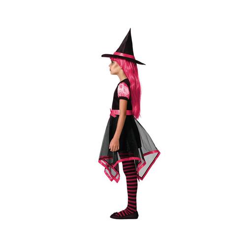 Kostume til børn Pink Heks 3-4 år
