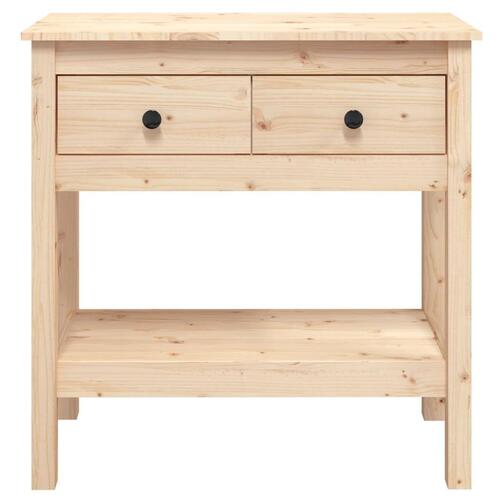 Konsolbord 75x35x75 cm massivt fyrretræ (OUTLET A)