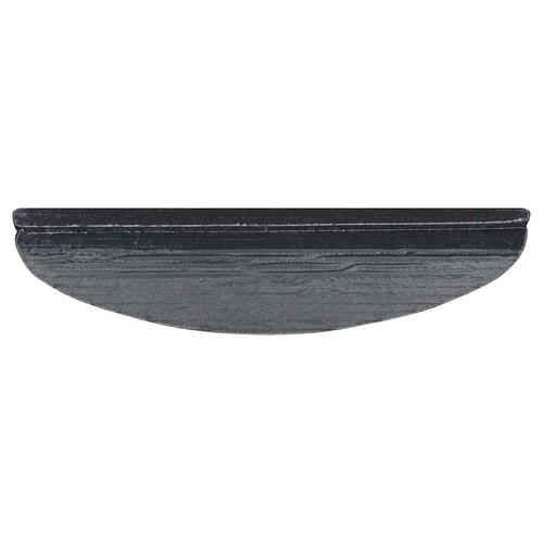 Selvklæbende trappemåtter 15 stk. 56x17x3 cm grå