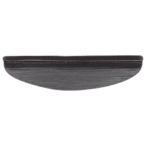 Selvklæbende trappemåtter 15 stk. 56x17x3 cm rød
