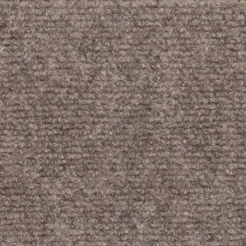 Selvklæbende trappemåtter 10 stk. 56x17x3 cm tuftet beige