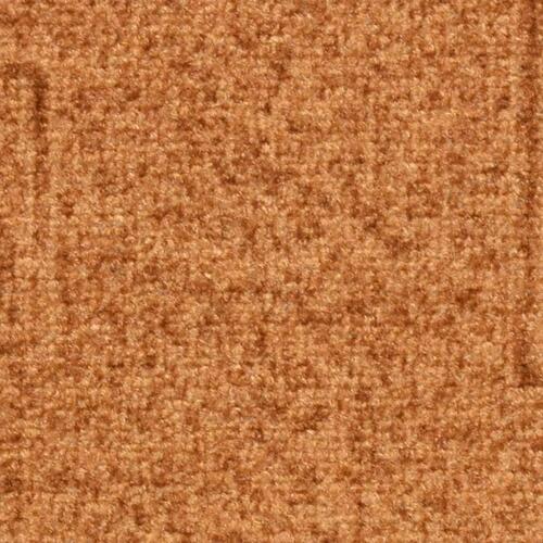 Selvklæbende trappemåtter 15 stk. 65x21x4 cm beige