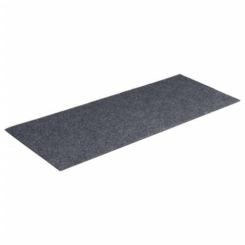 Selvklæbende trappemåtter 15 stk. 60x25 cm rektangulær lysegrå