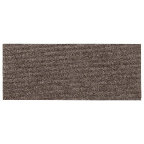 Selvklæbende trappemåtter 15 stk. 60x25 cm cremefarvet