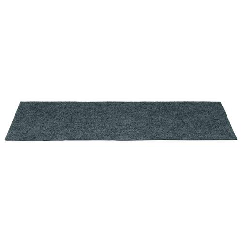 Selvklæbende trappemåtter 15 stk. 60x25 cm rektangulær grøn